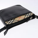 BURBERRY Shoulder Bag Leather Black Auth 137630-6