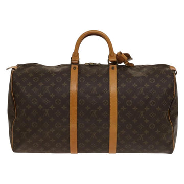 LOUIS VUITTON Monogram Keepall 55 Boston Bag M41424 LV Auth 137635 - 0