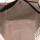 Burberrys Nova Check Boston Bag PVC 2way Beige Auth 137639-21