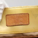 LOUIS VUITTON Monogram Vernis Reade MM Hand Bag Beige M91141 LV Auth 137641-17