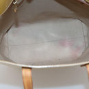 LOUIS VUITTON Monogram Vernis Reade MM Hand Bag Beige M91141 LV Auth 137641-11