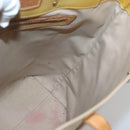 LOUIS VUITTON Monogram Vernis Reade MM Hand Bag Beige M91141 LV Auth 137641-18