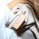 LOUIS VUITTON Monogram Vernis Reade MM Hand Bag Beige M91141 LV Auth 137641-12
