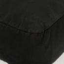 PRADA Hand Bag Nylon Black Silver Auth 137647-14