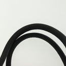 PRADA Hand Bag Nylon Black Silver Auth 137647-8