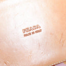 PRADA Tote Bag Vinyl Leather Clear Multicolor Silver BR2515 Auth 137653-18