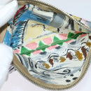 PRADA Tote Bag Vinyl Leather Clear Multicolor Silver BR2515 Auth 137653-24