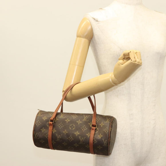 LOUIS VUITTON Monogram Papillon 26 Hand Bag M51386 LV Auth 137657
