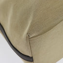 GUCCI Canvas Leather Tote Bag Outlet Beige Gold 257271 Auth 137667-12