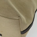 GUCCI Canvas Leather Tote Bag Outlet Beige Gold 257271 Auth 137667-13