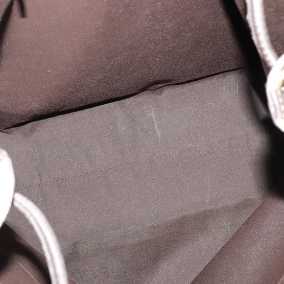 GUCCI Canvas Leather Tote Bag Outlet Beige Gold 257271 Auth 137667