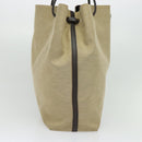 GUCCI Canvas Leather Tote Bag Outlet Beige Gold 257271 Auth 137667-4