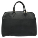 LOUIS VUITTON Epi Sorbonne Business Bag Black M54512 LV Auth 137671-1