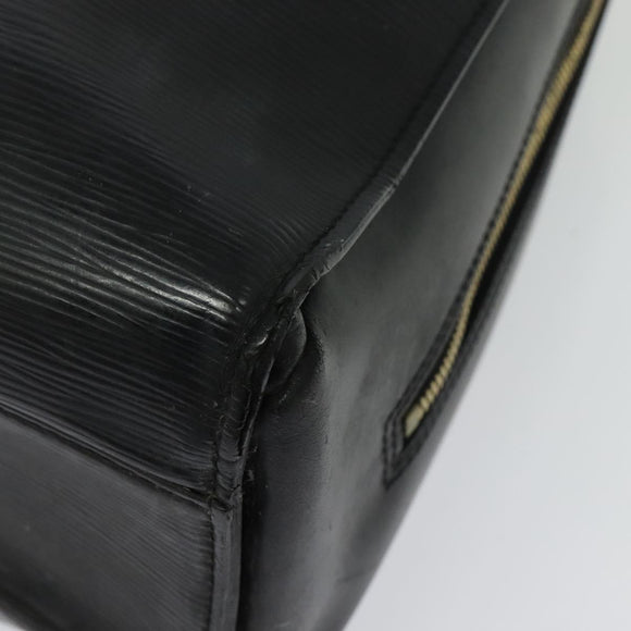 LOUIS VUITTON Epi Sorbonne Business Bag Black M54512 LV Auth 137671