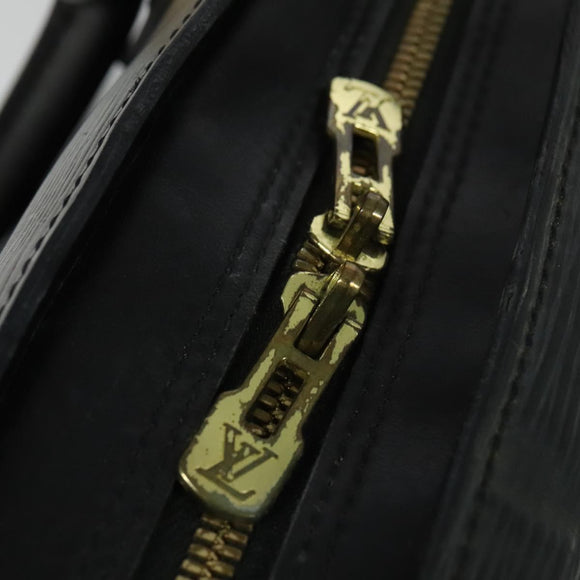 LOUIS VUITTON Epi Sorbonne Business Bag Black M54512 LV Auth 137671