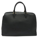LOUIS VUITTON Epi Sorbonne Business Bag Black M54512 LV Auth 137671-3