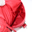 PRADA Backpack Nylon Red Silver Auth 137676-21