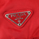 PRADA Backpack Nylon Red Silver Auth 137676-20