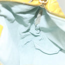 BOTTEGA VENETA INTRECCIATO Hand Bag Leather Yellow Gold Auth 137677-19