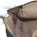 BOTTEGA VENETA INTRECCIATO Waist Bag Leather Black Silver Auth 137678-20