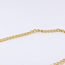 Salvatore Ferragamo Gancini Chain Shoulder Bag Leather Black Gold Auth 137680-8