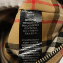 BURBERRY Nova Check Document Case Canvas Beige Gold Auth 137682-12