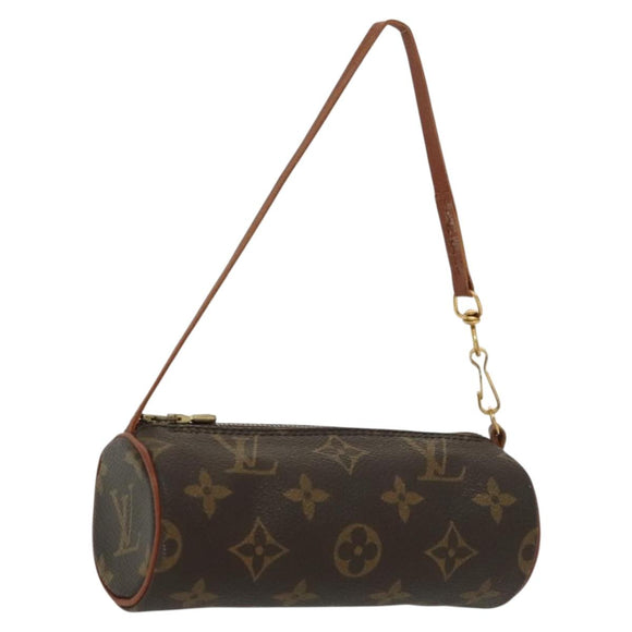 LOUIS VUITTON Monogram Papillon Pouch LV Auth 137690