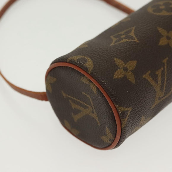 LOUIS VUITTON Monogram Papillon Pouch LV Auth 137690