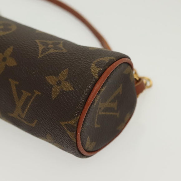 LOUIS VUITTON Monogram Papillon Pouch LV Auth 137690