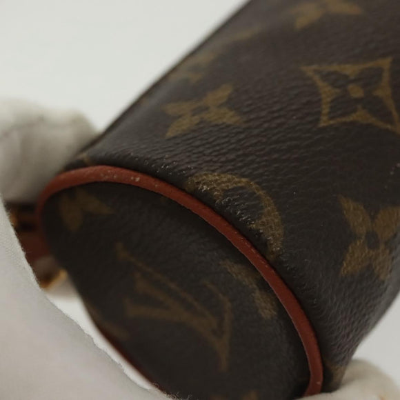 LOUIS VUITTON Monogram Papillon Pouch LV Auth 137690