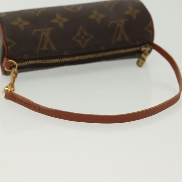 LOUIS VUITTON Monogram Papillon Pouch LV Auth 137690