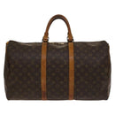 LOUIS VUITTON Monogram Keepall 50 Boston Bag M41426 LV Auth 137697-2
