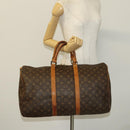 LOUIS VUITTON Monogram Keepall 50 Boston Bag M41426 LV Auth 137697-21