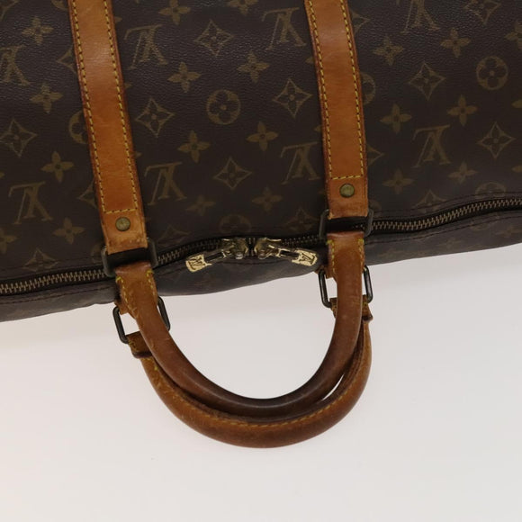 LOUIS VUITTON Monogram Keepall 50 Boston Bag M41426 LV Auth 137697