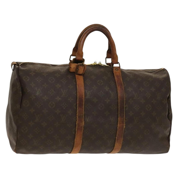 LOUIS VUITTON Monogram Keepall 50 Boston Bag Vintage M41426 LV Auth 137698