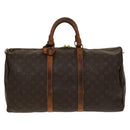 LOUIS VUITTON Monogram Keepall 50 Boston Bag Vintage M41426 LV Auth 137698-13