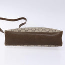 GUCCI GG Plus Supreme Shoulder Bag PVC Beige Gold Auth 137701-5