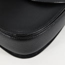 GUCCI Bamboo Hand Bag Leather Black Gold 001 1781 1577 0 Auth 137706A-14