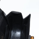 GUCCI Bamboo Hand Bag Leather Black Gold 001 1781 1577 0 Auth 137706A-20