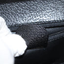 GUCCI Bamboo Hand Bag Leather Black Gold 001 1781 1577 0 Auth 137706A-12