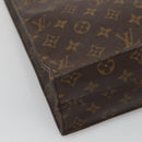 LOUIS VUITTON Monogram Sac Plat Hand Bag M51140 LV Auth 137711-14