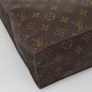 LOUIS VUITTON Monogram Sac Plat Hand Bag M51140 LV Auth 137711-16