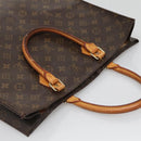 LOUIS VUITTON Monogram Sac Plat Hand Bag M51140 LV Auth 137711-6
