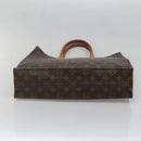 LOUIS VUITTON Monogram Sac Plat Hand Bag M51140 LV Auth 137711-5