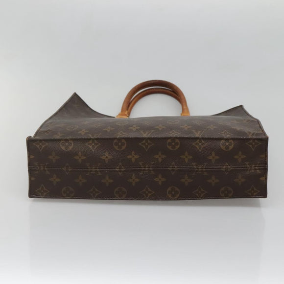 LOUIS VUITTON Monogram Sac Plat Hand Bag M51140 LV Auth 137711