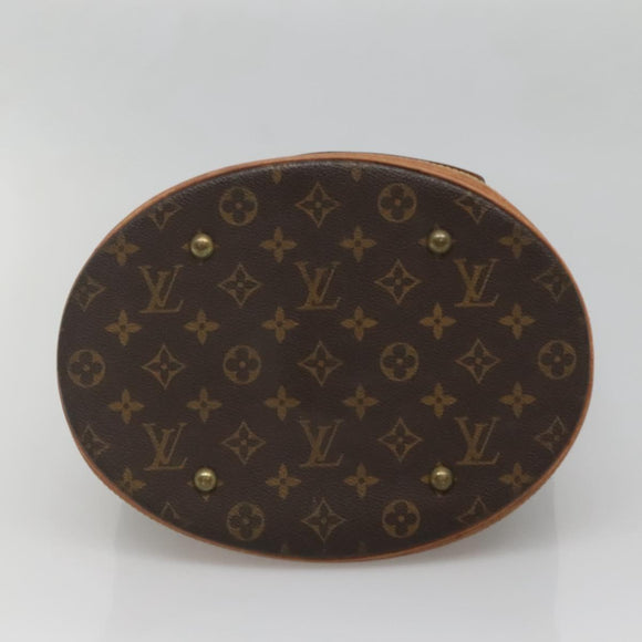 LOUIS VUITTON Monogram Bucket GM Shoulder Bag M42236 LV Auth 137712