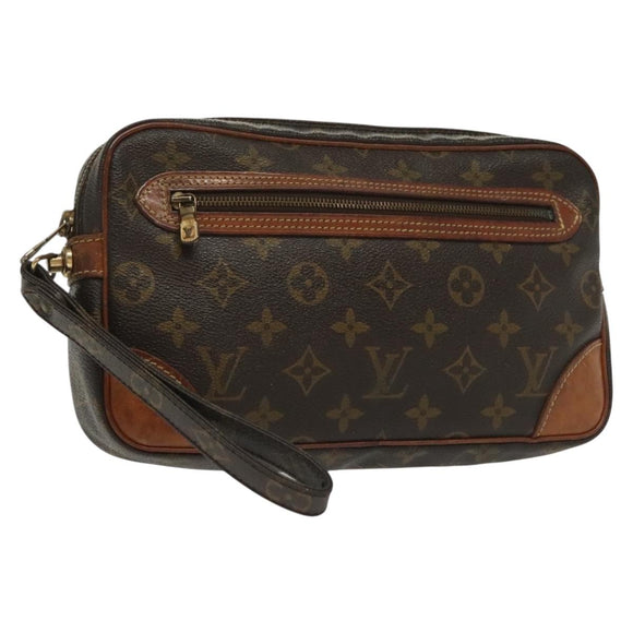 LOUIS VUITTON Monogram Marly Dragonne GM Clutch Bag M51825 LV Auth 137713