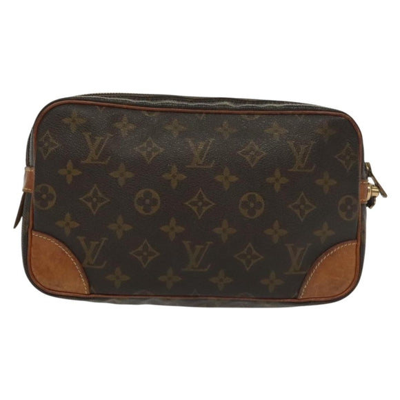 LOUIS VUITTON Monogram Marly Dragonne GM Clutch Bag M51825 LV Auth 137713