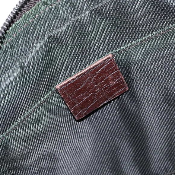 GUCCI GG Supreme Clutch Bag PVC Beige Silver 108844 Auth 137718