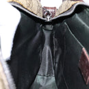 GUCCI GG Supreme Clutch Bag PVC Beige Silver 108844 Auth 137718-20